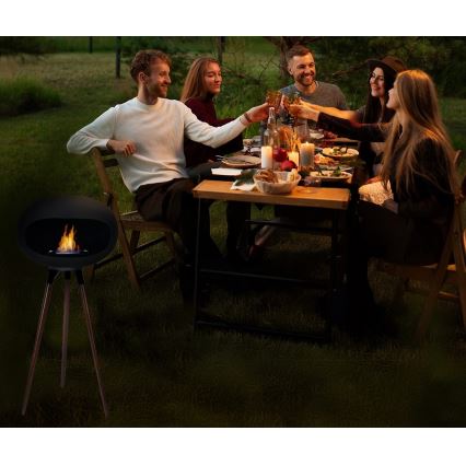 BIO kamin TOKIO 45x100 cm 2kW crni