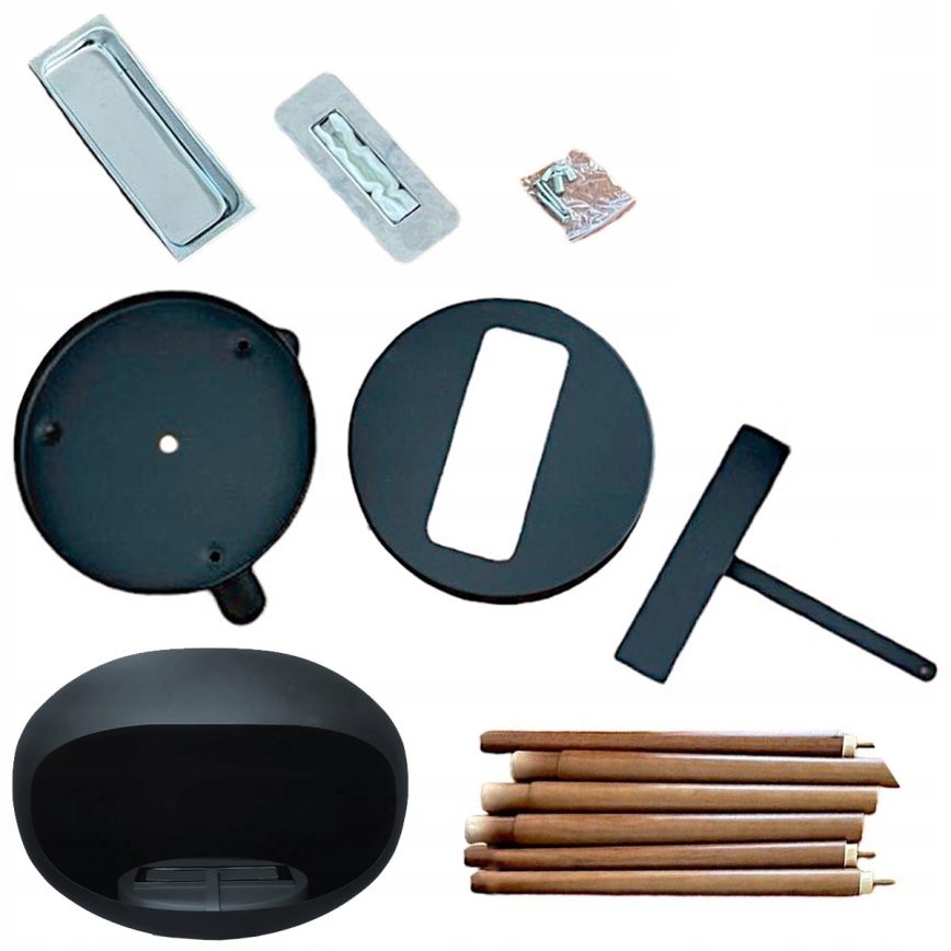 BIO kamin TOKIO 45x100 cm 2kW crni