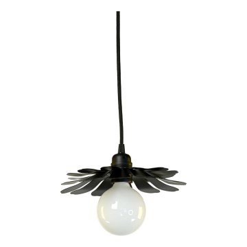 Bohemia-Design - Luster na sajli 1xE27/60W/230V crne boje