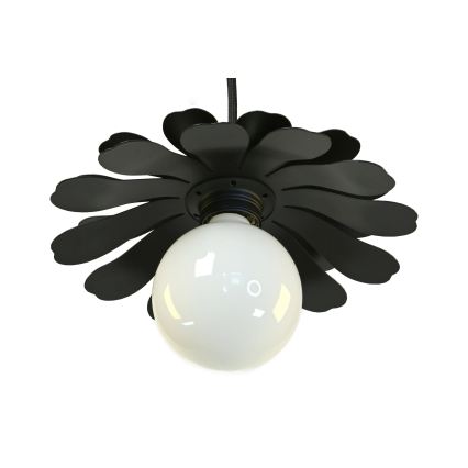 Bohemia-Design - Luster na sajli 1xE27/60W/230V crne boje