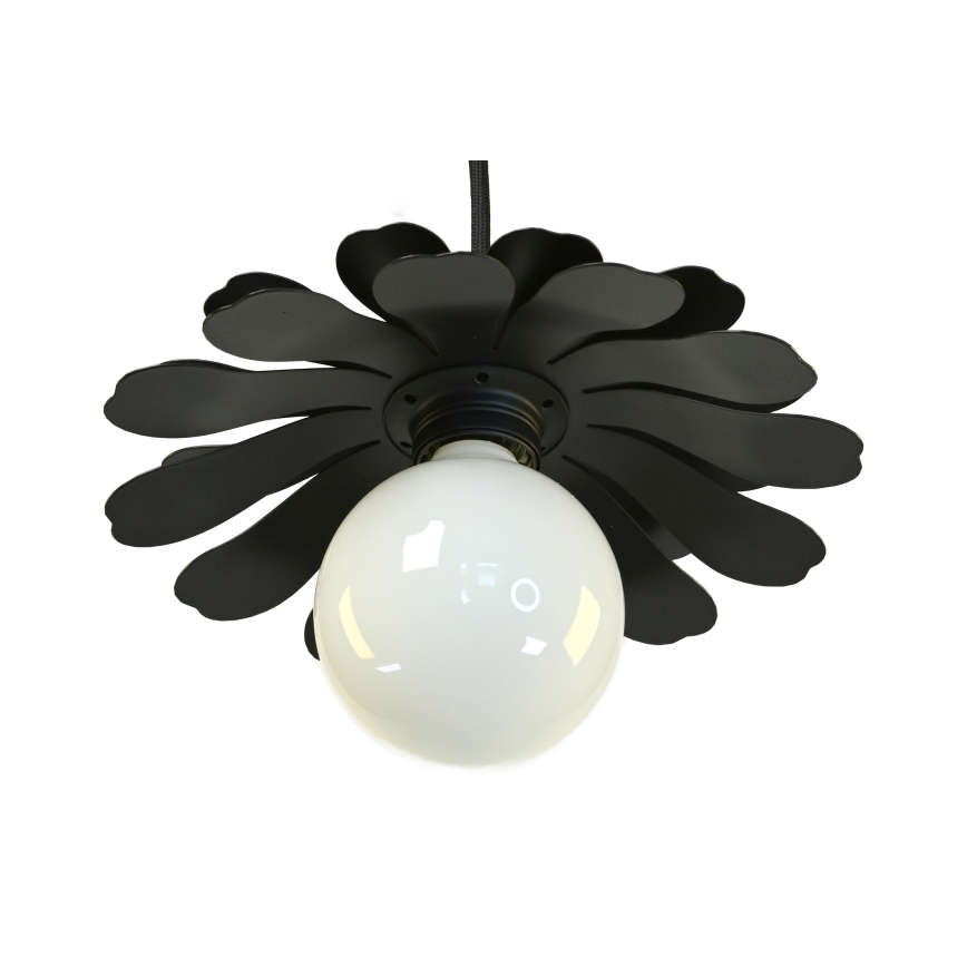 Bohemia-Design - Luster na sajli 1xE27/60W/230V crne boje