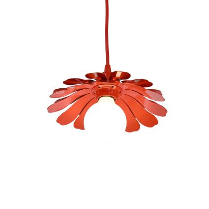 Bohemia-Design - Luster na sajli 1xE27/60W/230V, crvene boje