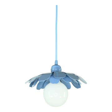 Bohemia-Design - Luster na sajli 1xE27/60W/230V plavi
