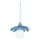 Bohemia-Design - Luster na sajli 1xE27/60W/230V plavi