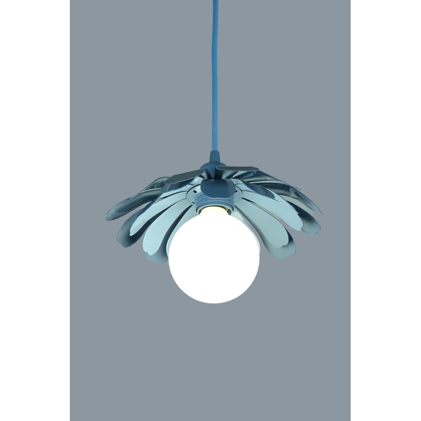Bohemia-Design - Luster na sajli 1xE27/60W/230V plavi