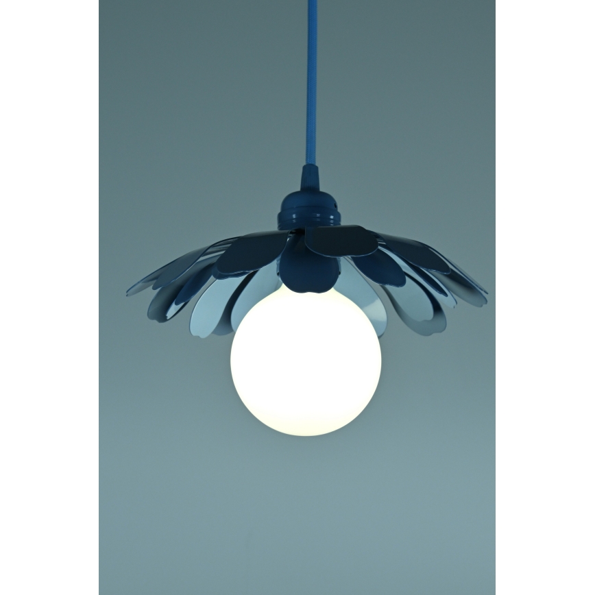 Bohemia-Design - Luster na sajli 1xE27/60W/230V plavi