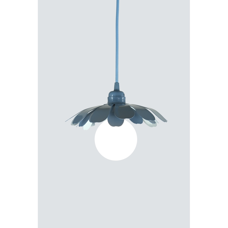 Bohemia-Design - Luster na sajli 1xE27/60W/230V plavi