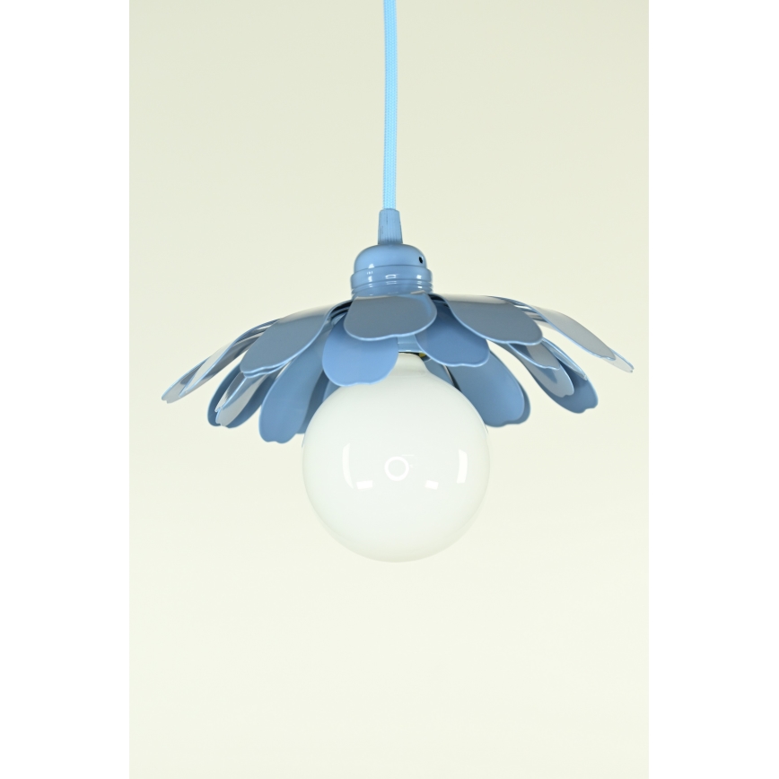 Bohemia-Design - Luster na sajli 1xE27/60W/230V plavi