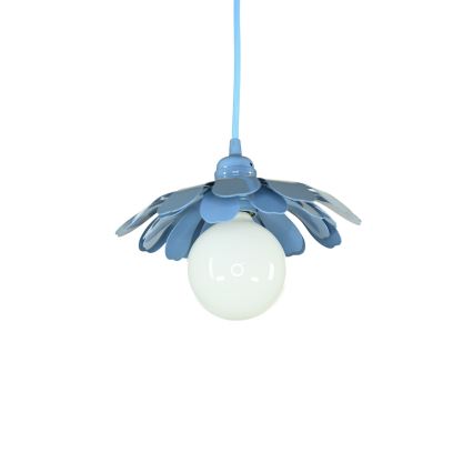 Bohemia-Design - Luster na sajli 1xE27/60W/230V plavi