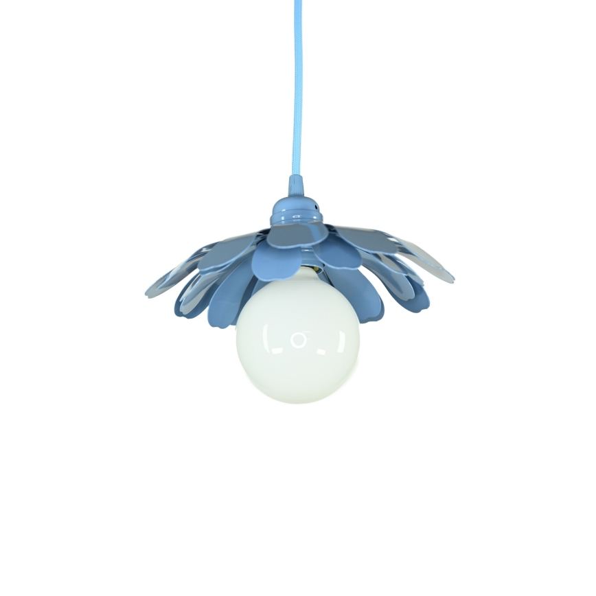 Bohemia-Design - Luster na sajli 1xE27/60W/230V plavi