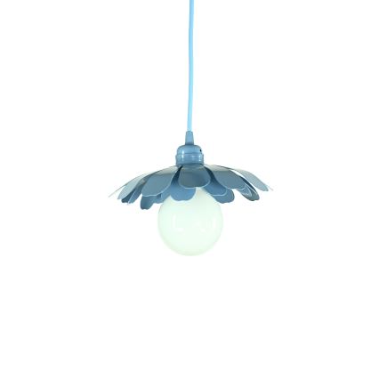 Bohemia-Design - Luster na sajli 1xE27/60W/230V plavi
