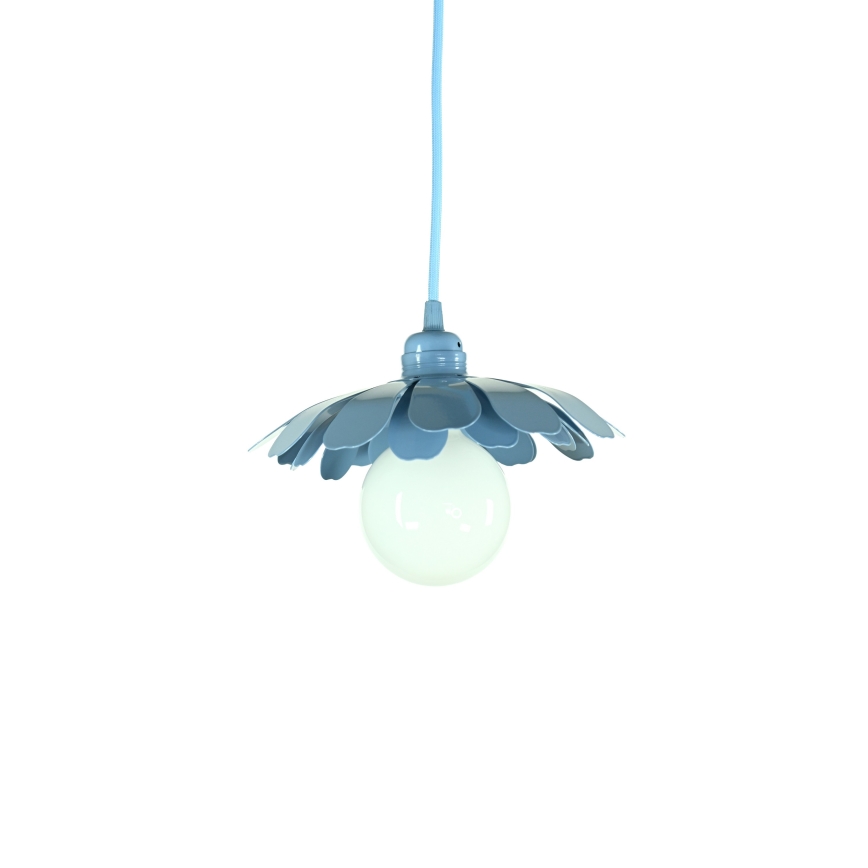 Bohemia-Design - Luster na sajli 1xE27/60W/230V plavi