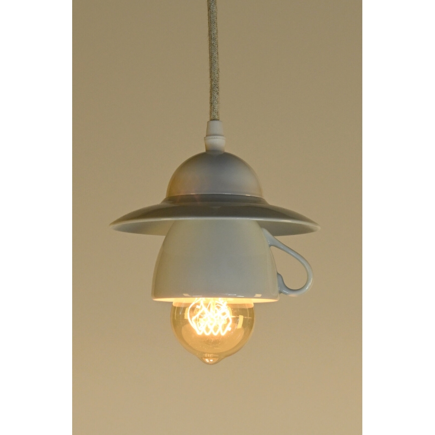 Bohemia-Design - Porcelanski luster na kablu 1xE27/60W/230V