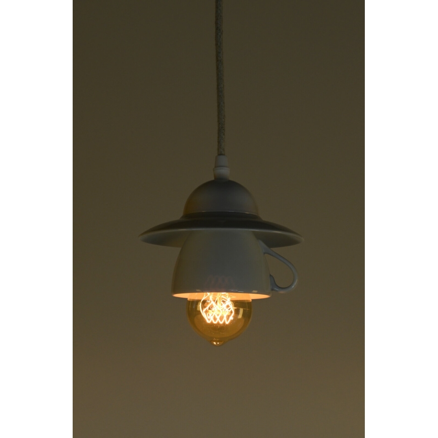 Bohemia-Design - Porcelanski luster na kablu 1xE27/60W/230V