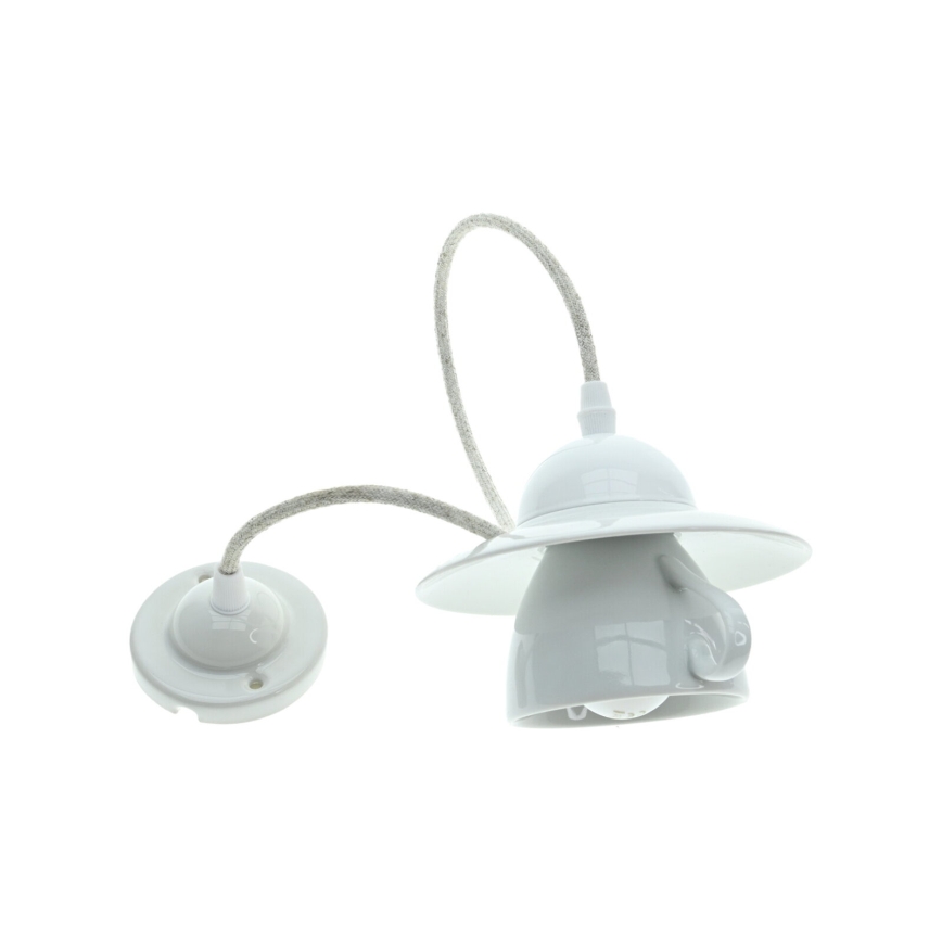 Bohemia-Design - Porcelanski luster na kablu 1xE27/60W/230V