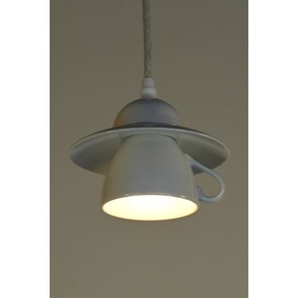Bohemia-Design - Porcelanski luster na kablu 1xE27/60W/230V