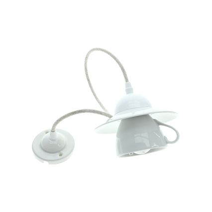 Bohemia-Design - Porcelanski luster na kablu 1xE27/60W/230V