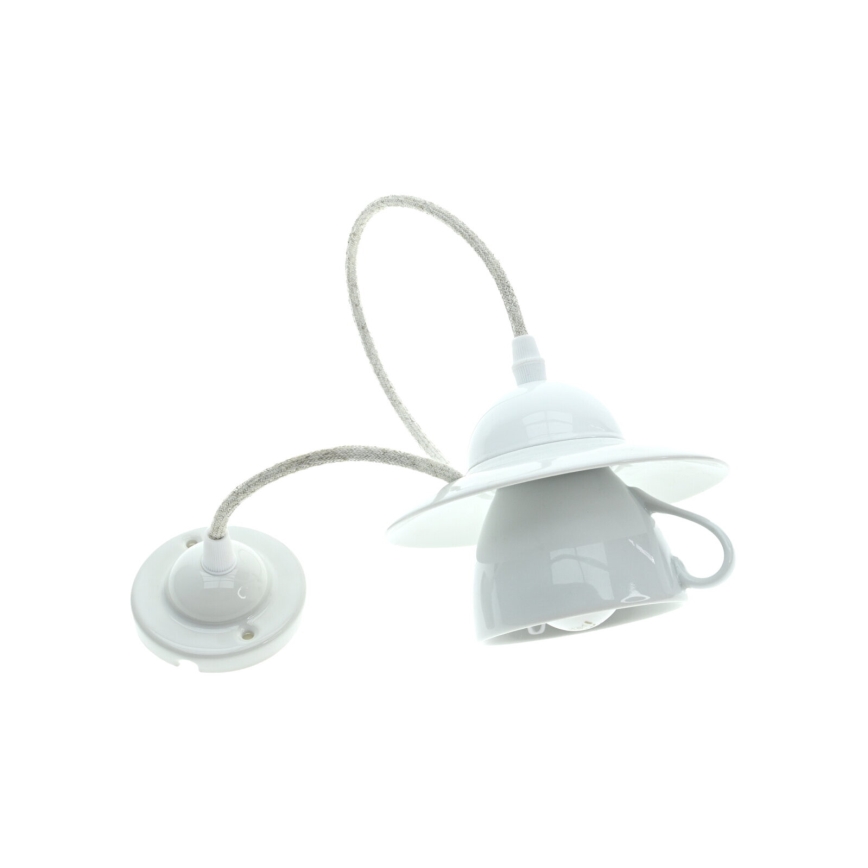 Bohemia-Design - Porcelanski luster na kablu 1xE27/60W/230V