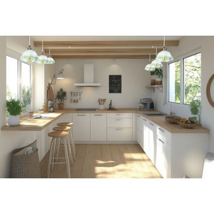 Bohemia-Design - Porcelanski luster na sajli 1xE27/60W/230V