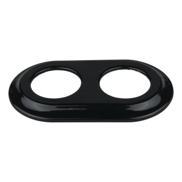 Bohemia-Design - Porcelanski retro dvostruki crni okvir