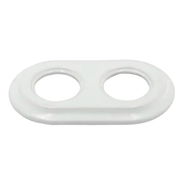 Bohemia-Design - Retro porcelanski dvostruki okvir, beo