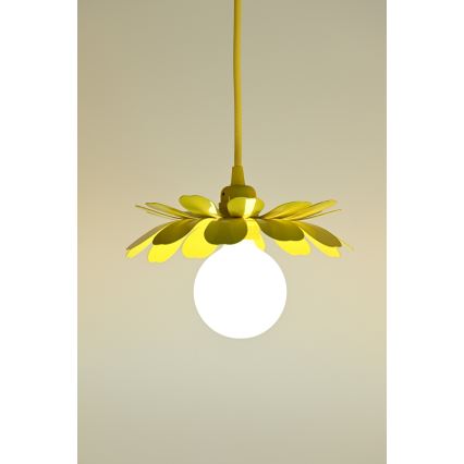 Bohemia-Design - Visilica na kablu 1xE27/60W/230V žuta
