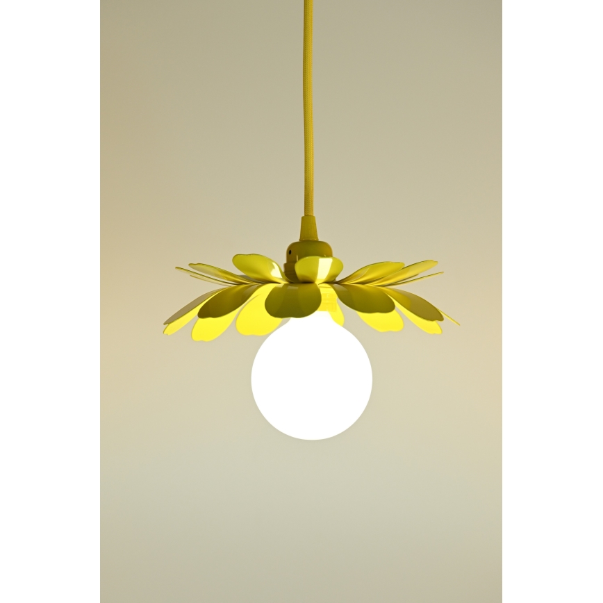 Bohemia-Design - Visilica na kablu 1xE27/60W/230V žuta
