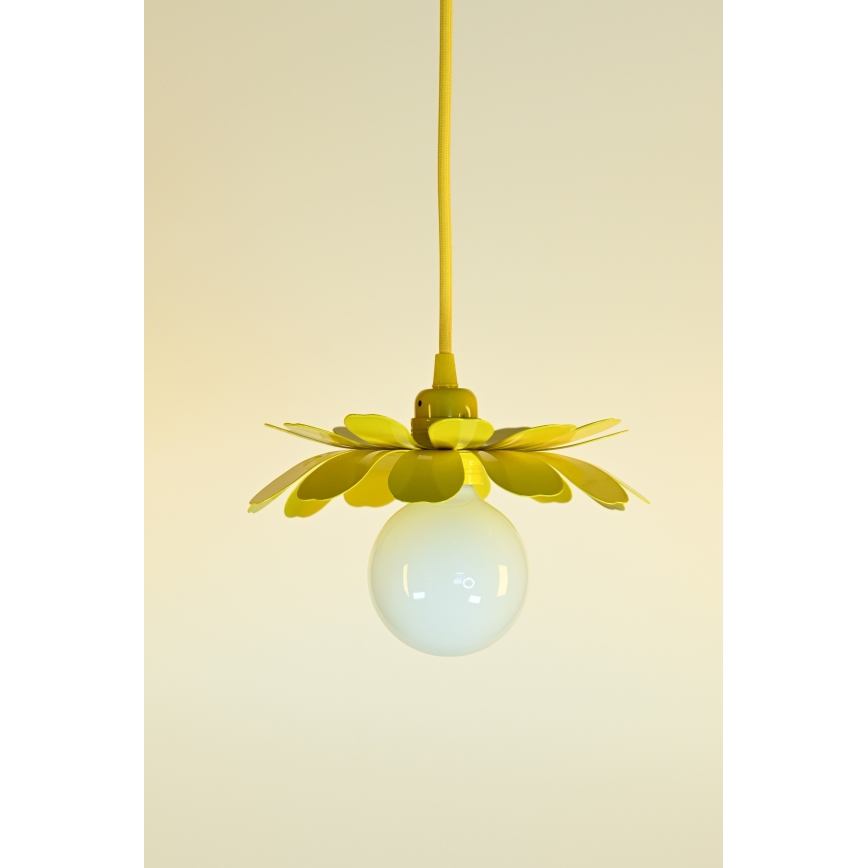 Bohemia-Design - Visilica na kablu 1xE27/60W/230V žuta
