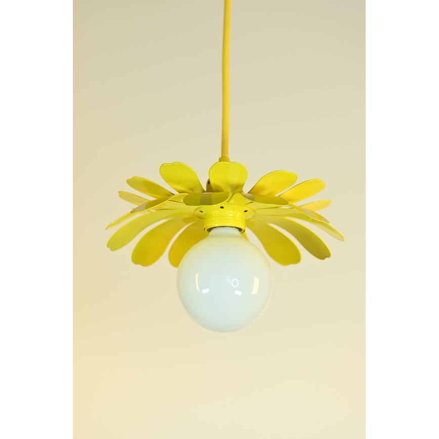 Bohemia-Design - Visilica na kablu 1xE27/60W/230V žuta