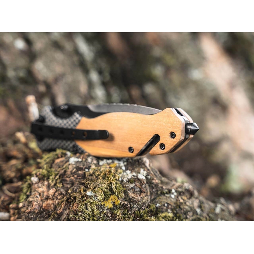 Böker - Džepni nož Magnum Blomkvist Olive 20,5 cm maslinovo drvo