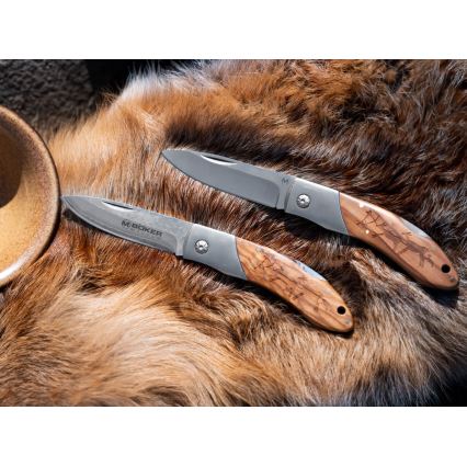 Böker - Džepni nož od damaska Magnum Caveman 19,4 cm
