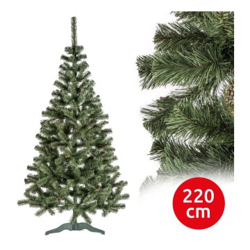 Božićna jelka CONE 220 cm — od jele