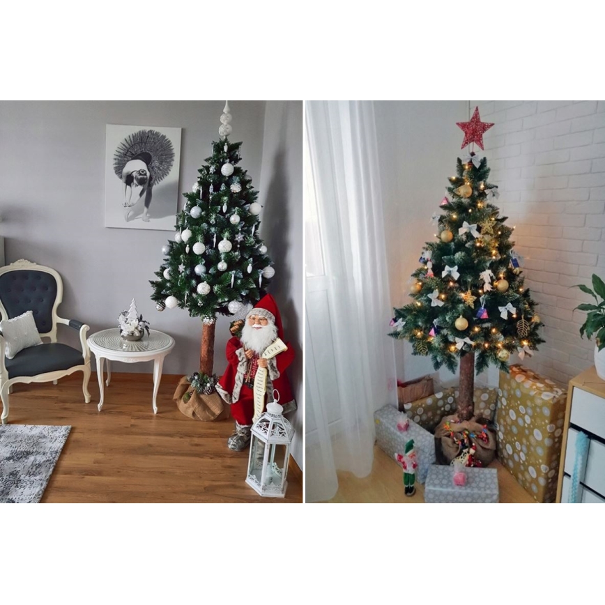 Božićna jelka na deblu 220 cm, bor