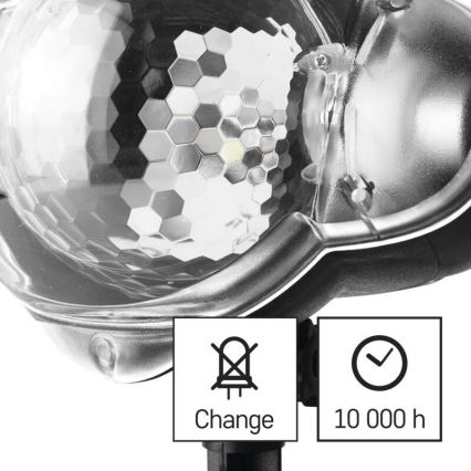 Božićni spoljni LED projektor LED/4W/230V IP44 topla/hladna bela