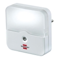 Brennenstuhl - LED orijentaciono svetlo sa senzorom za utičnicu LED/0,85W/230V 3000K