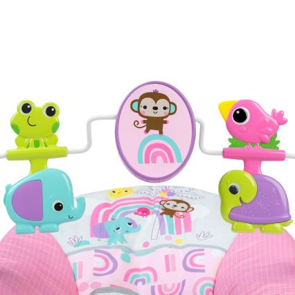 Bright Starts - Dečja vibrirajuća ljuljaška PINK PARADISE 1xLR14