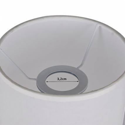 BRILAGI - Abažur za stonu lampu TABLON E27, prečnik 14 cm, beo