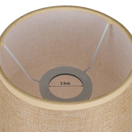 Brilagi - Abažur za stonu lampu TABLON E27, prečnik 14 cm, bež