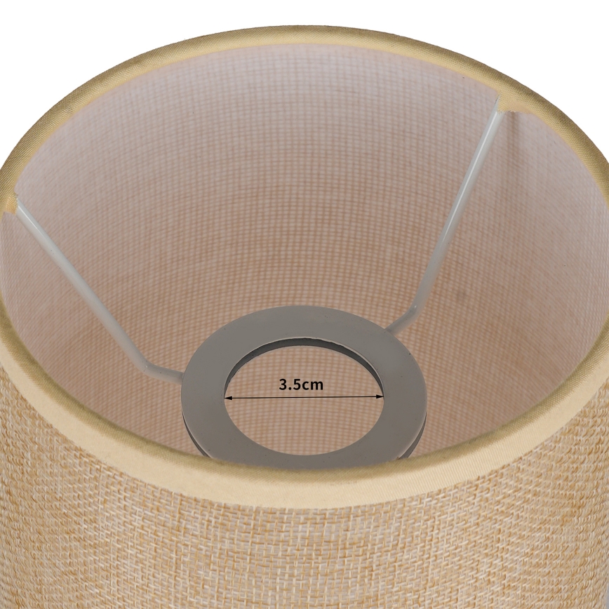 Brilagi - Abažur za stonu lampu TABLON E27, prečnik 14 cm, bež