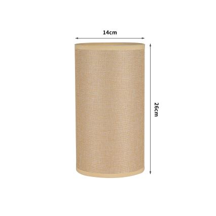 Brilagi - Abažur za stonu lampu TABLON E27, prečnik 14 cm, bež