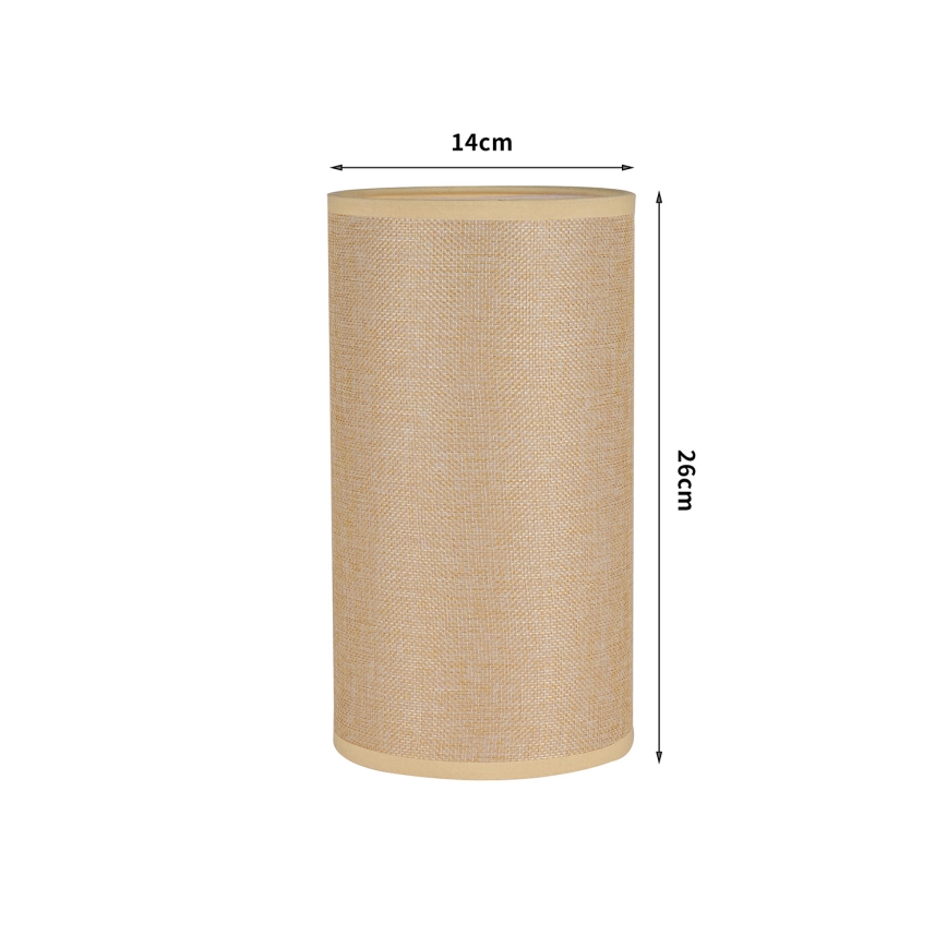 Brilagi - Abažur za stonu lampu TABLON E27, prečnik 14 cm, bež