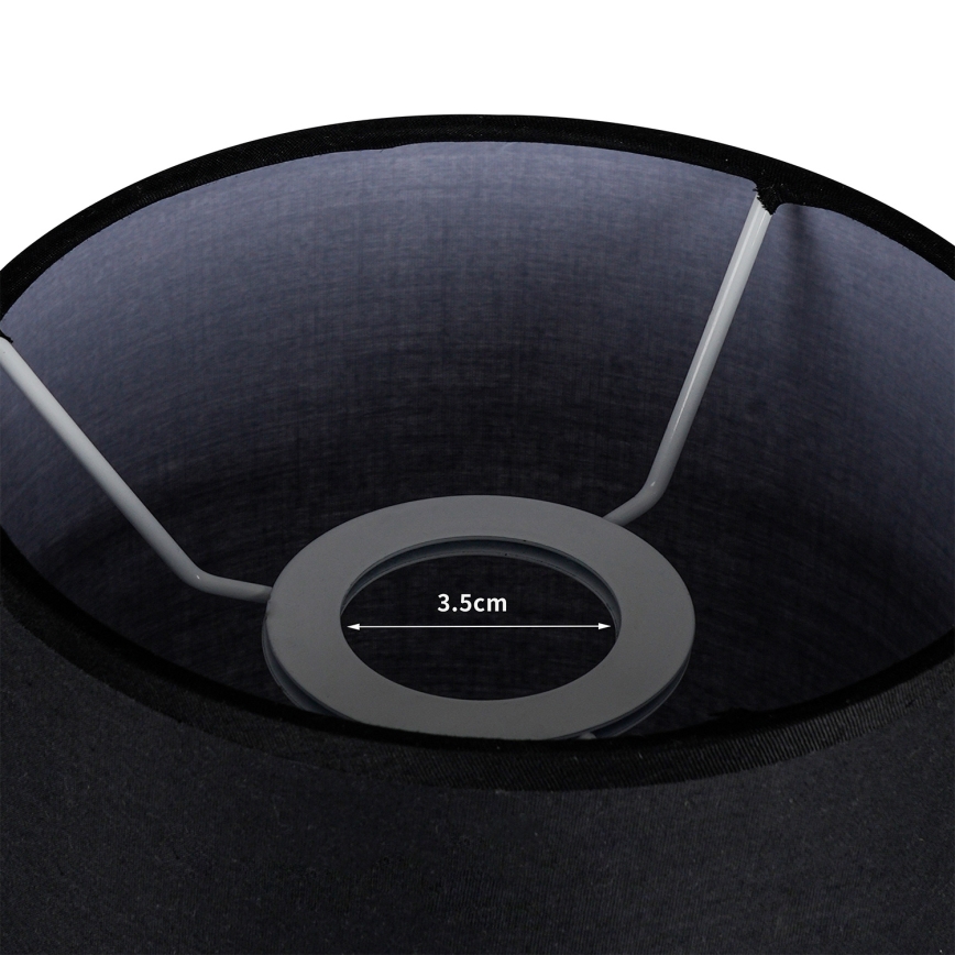 Brilagi - Abažur za stonu lampu TABLON E27 prečnik 14 cm crna