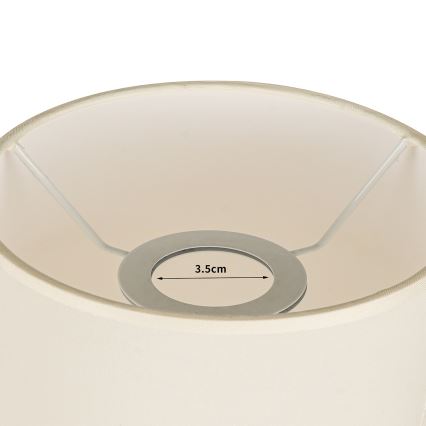 Brilagi - Abažur za stonu lampu TABLON E27, prečnika 14 cm, krem boje