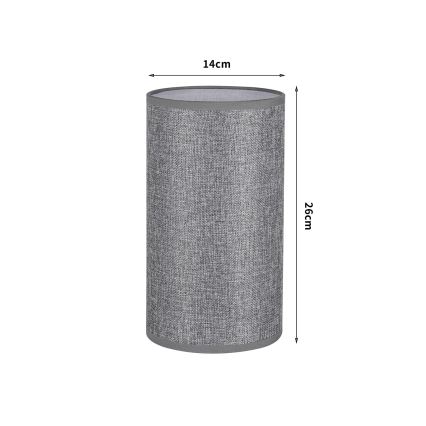 Brilagi - Abažur za stonu lampu TABLON E27 prečnika 14 cm siva