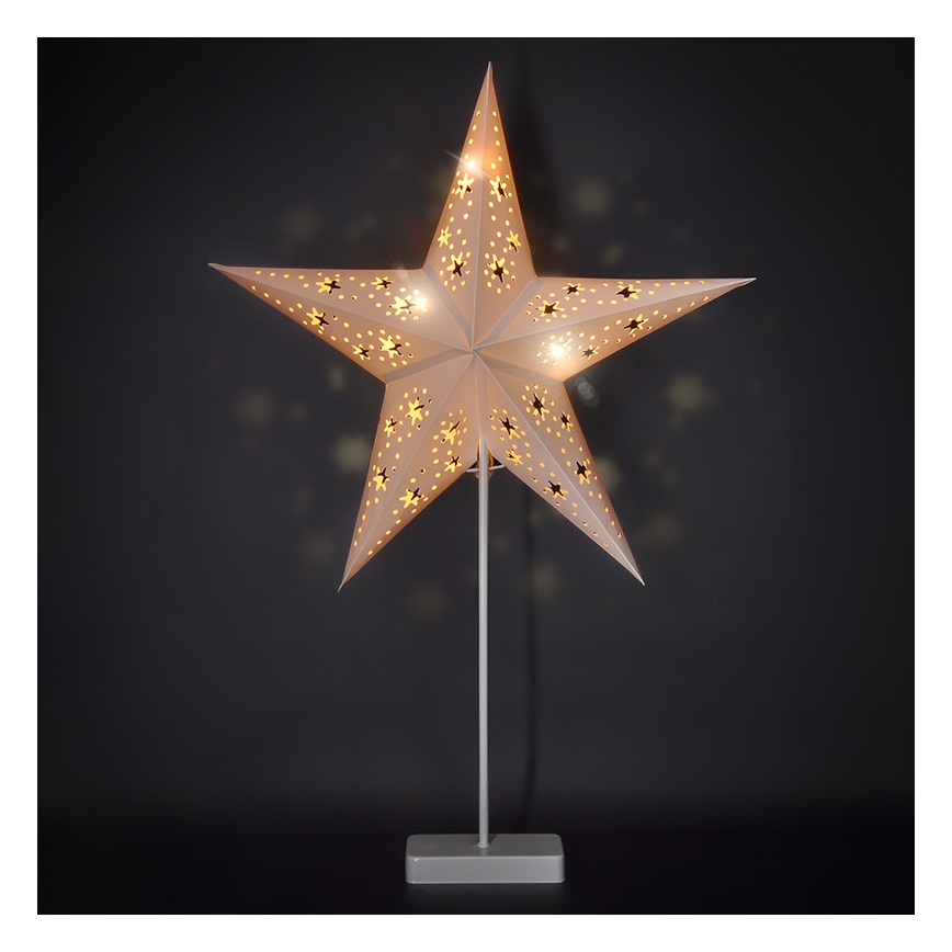 Brilagi - Božićna LED dekoracija LED/3xAA 66x45 cm zvezda