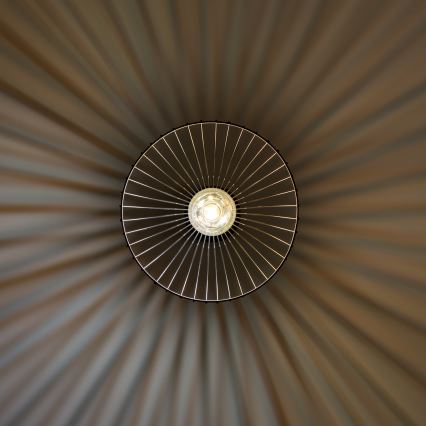 Brilagi - Crni LED luster na sajli CERIA WIRE 1xE27/40W/230V, prečnik 30 cm