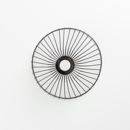 Brilagi - Crni LED luster na sajli CERIA WIRE 1xE27/40W/230V, prečnik 30 cm