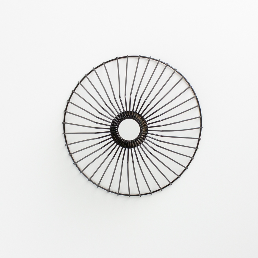 Brilagi - Crni LED luster na sajli CERIA WIRE 1xE27/40W/230V, prečnik 30 cm