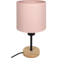 BRILAGI - Dečija stolna lampa BOBO WOOD 1xE27/25W/230V hrast/crna/ružičasta
