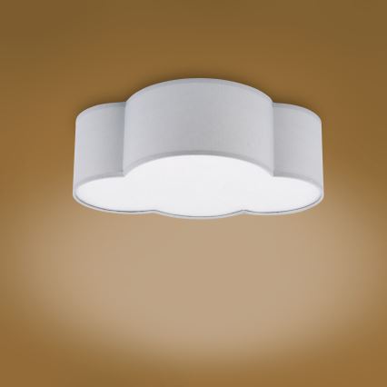 Brilagi - Dečije plafonsko svetlo NIMBUS MINI 2xE27/15W/230V 31x43 cm siva